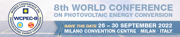 8th World Conference on Photovoltaic Energy Conversion, 26 – 30 September 2022, Milan, Italy