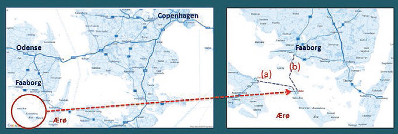 E-ferry demonstration area